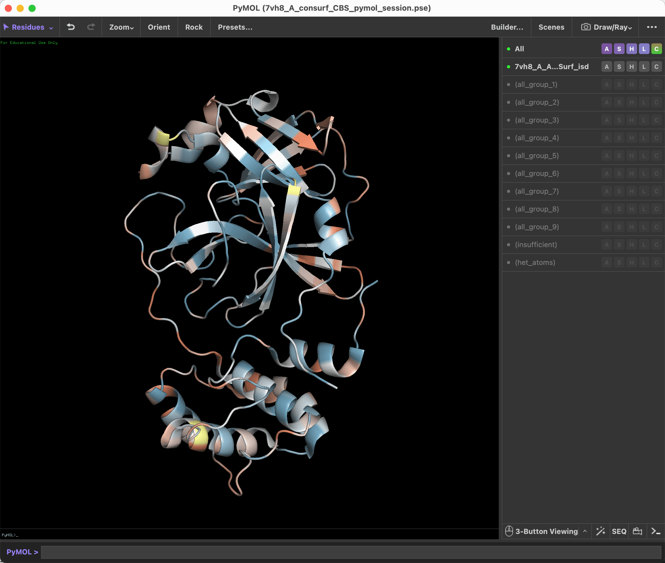 Adjusted color ramp